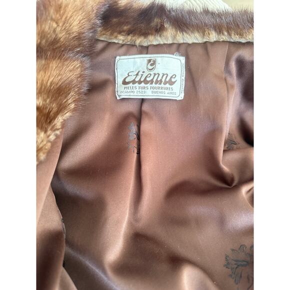 Etienne Fur Coat 80’s flair made in Argentina Buenos Aires mint condition - Picture 7 of 12